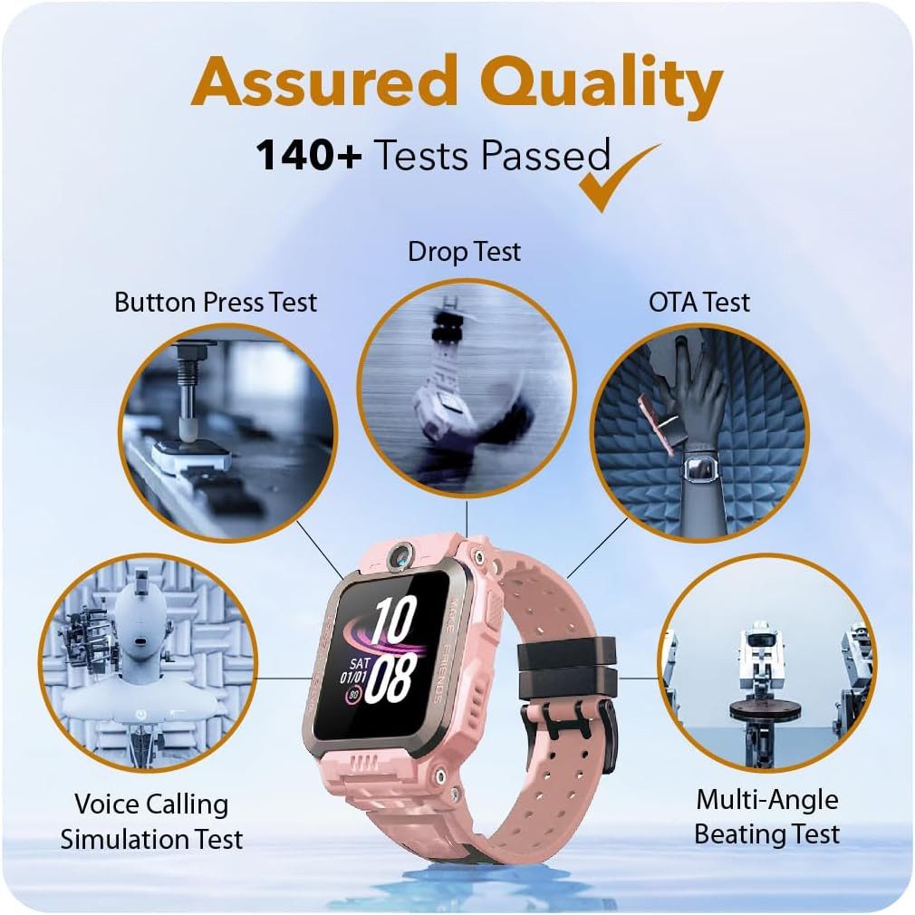 imoo Z7 Smartwatch (3,9 cm, sim karte), Kinder Smartwatch mit Videoanruf, GPS-Ortung, Fitness