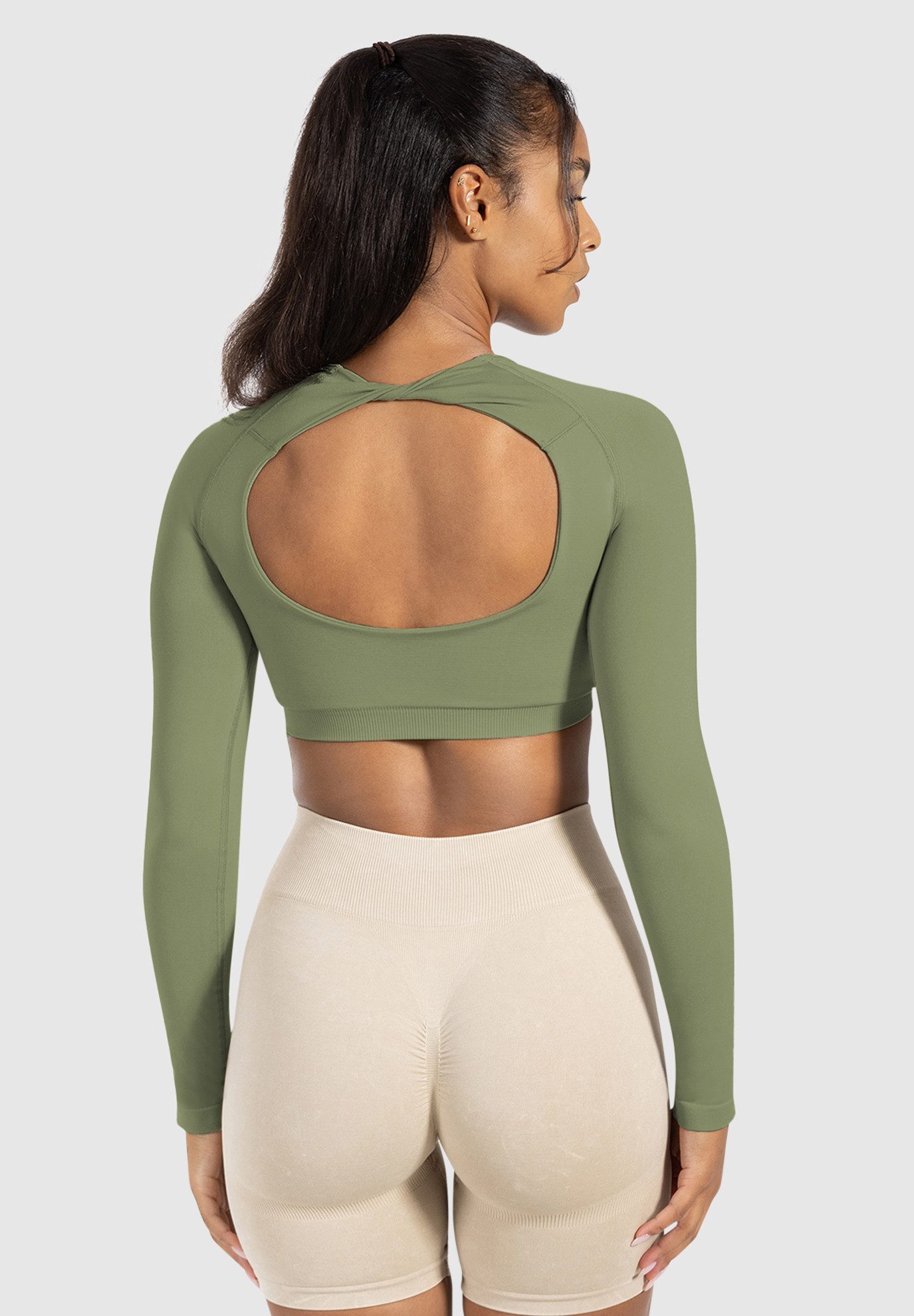 Smilodox Longsleeve Bethy, Seamless Cropped, elastisch & atmungsaktiv, kurz günstig online kaufen