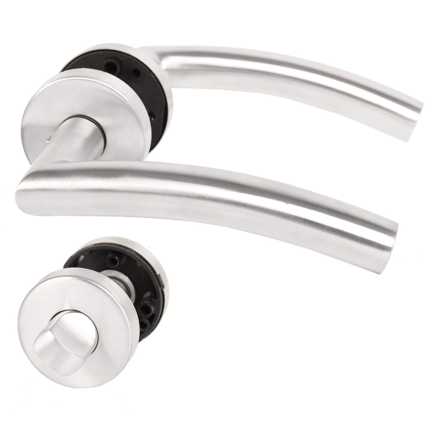 MS Beschläge Türbeschlag Türbeschlag Mod. Susanne Rosettengarnitur Türdrücker Edelstahl Drücker