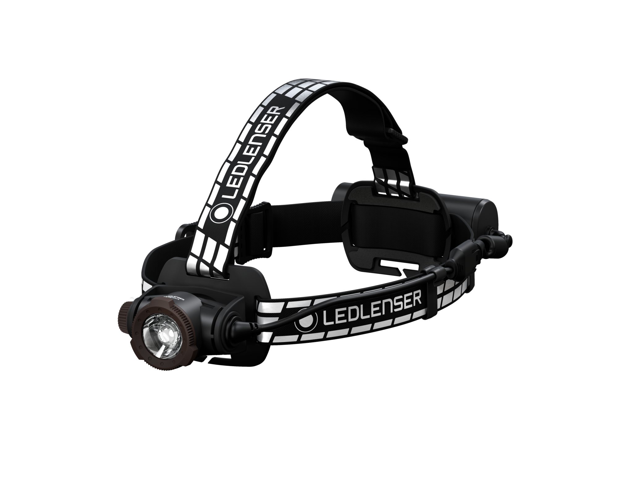 Ledlenser LED Stirnlampe H7R Signature, 1200 Lumen, 260 m Leuchtweite, 259g, 65 Std Laufzeit, IP67, mit Akku
