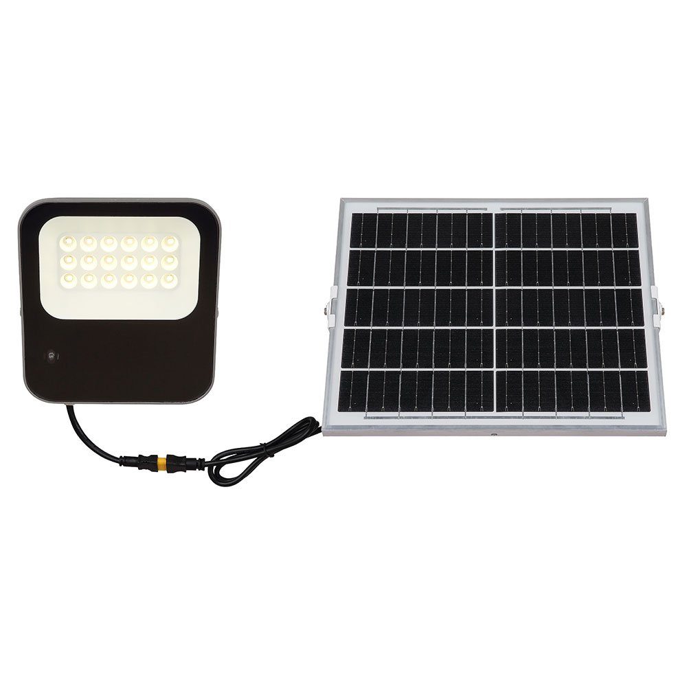 etc-shop Außen-Wandleuchte, Solarleuchte Außenleuchte LED Außen Dimmbar Fernbedienung Solarlampe