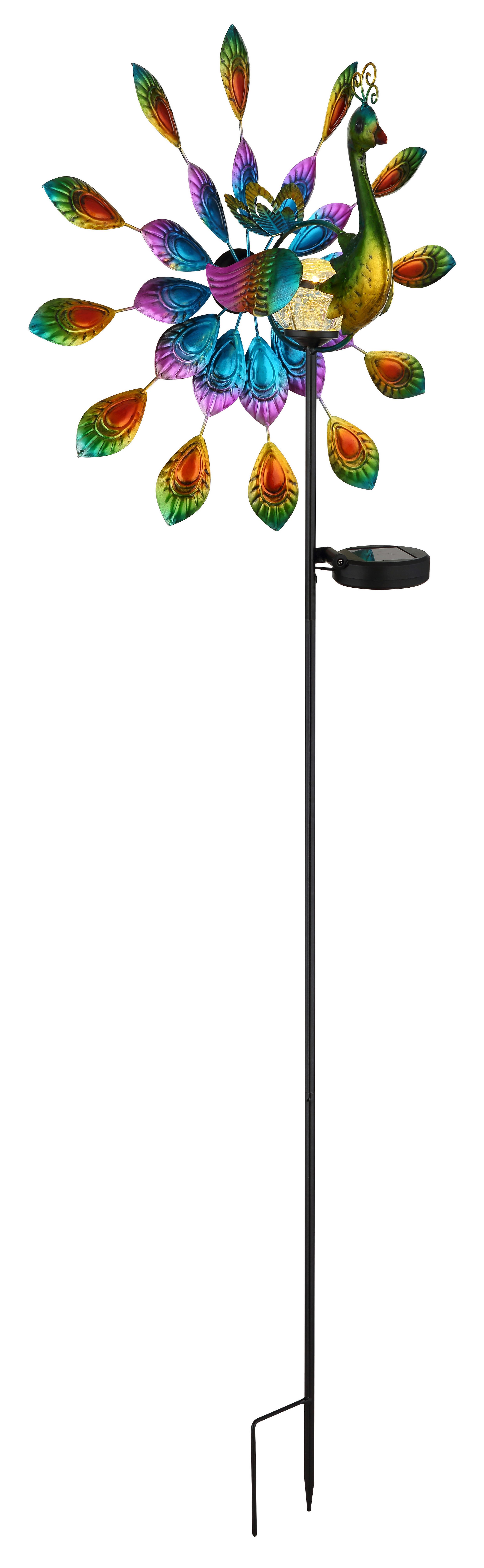 GLOBO LIGHTING LED Solarleuchte SOLARLEUCHTE METALL SCHWARZ MATT, 1XLED, LED fest integriert, Warmweiß, Solar Garten Terrasse Außenbeleuchtung Dekoleuchten