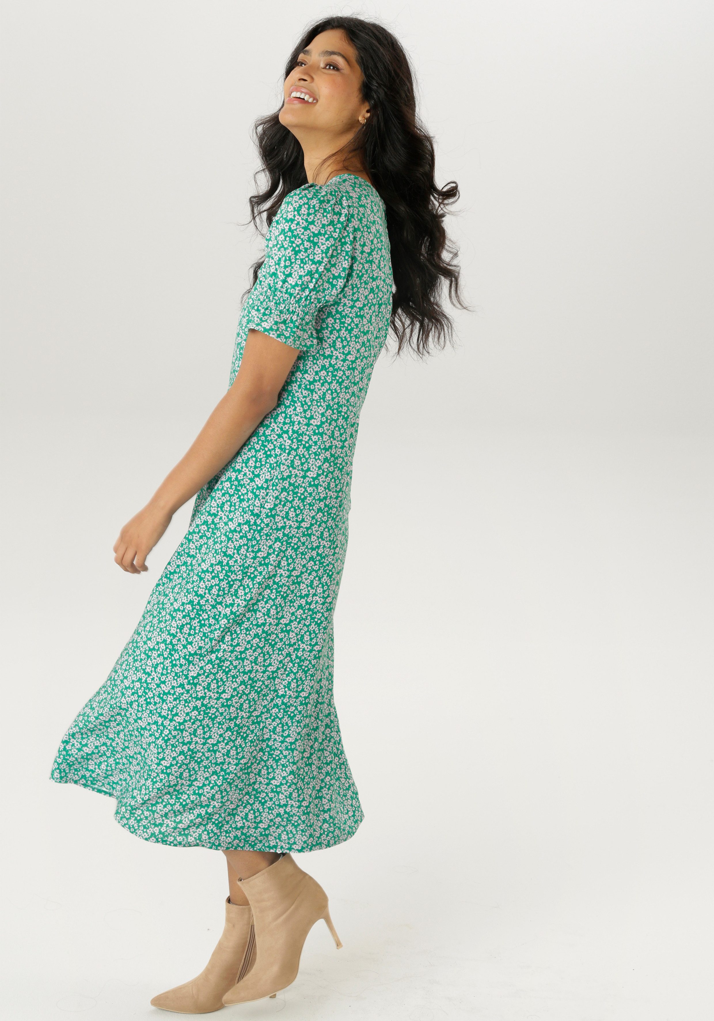 Aniston SELECTED Sommerkleid mit Blümchendruck günstig online kaufen