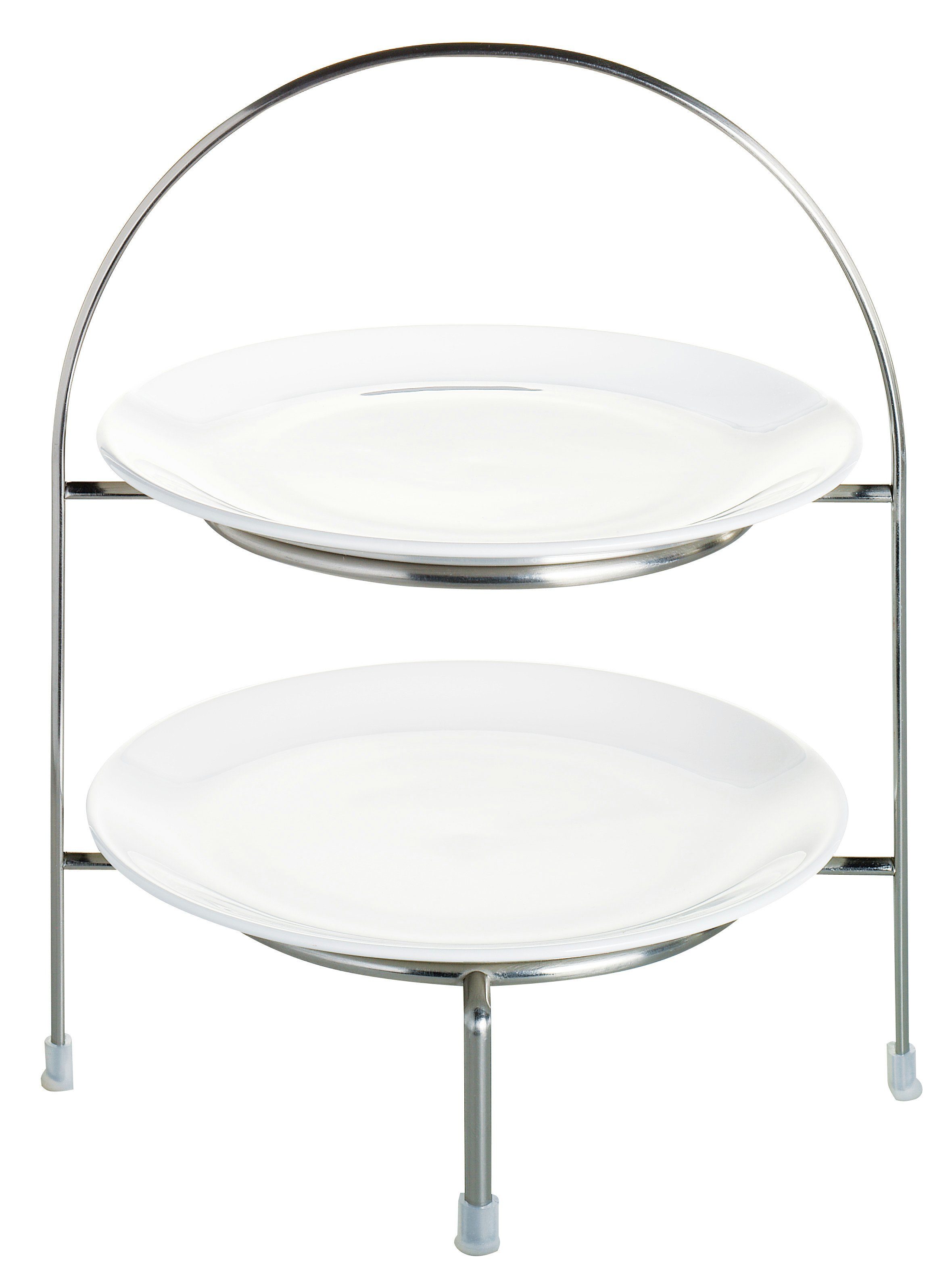 Metall, à ASA Teller Etagere 2-stufig table SELECTION für ohne Lieferung Teller 21 cm,