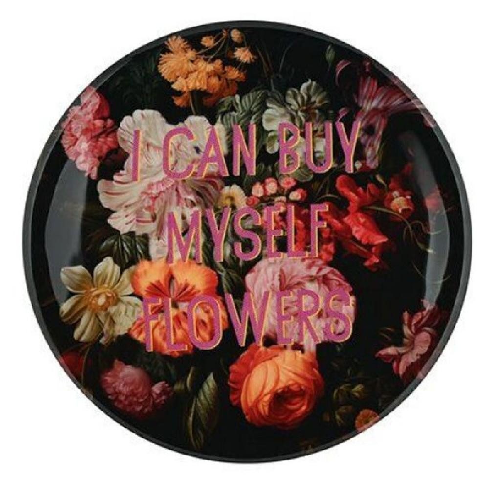 Giftcompany Tablett Dekotablett Love Trays I can buy myself flowers (31cm)