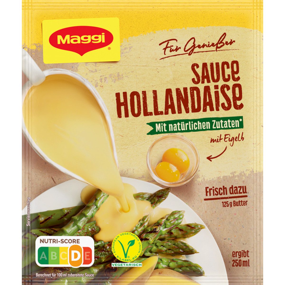 MAGGI Saucen, Maggi für Genießer Sauce Hollandaise mit natürlichen Zutaten 33g