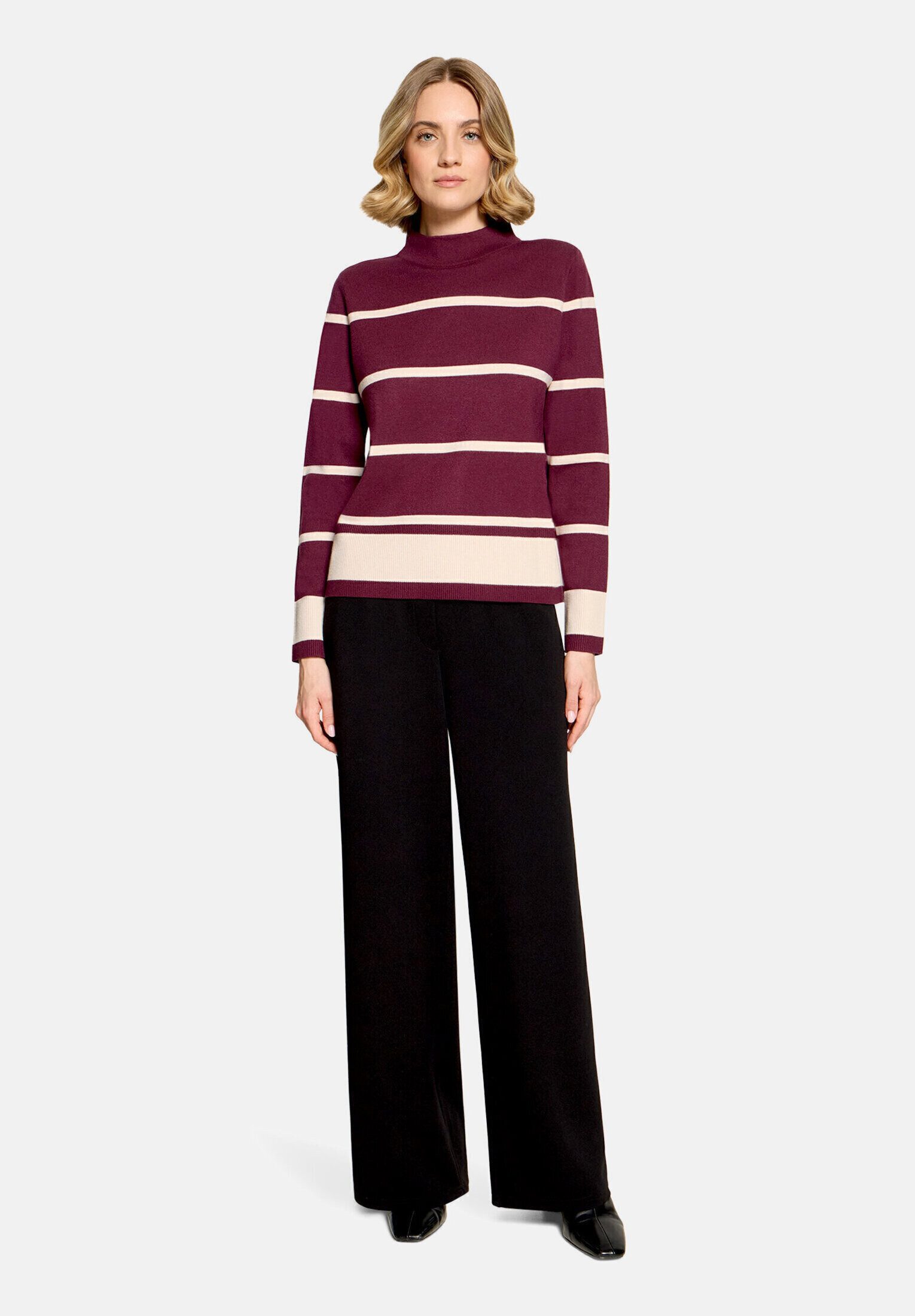 Betty Barclay Strickpullover Damen mit Stehkragen (1-tlg)