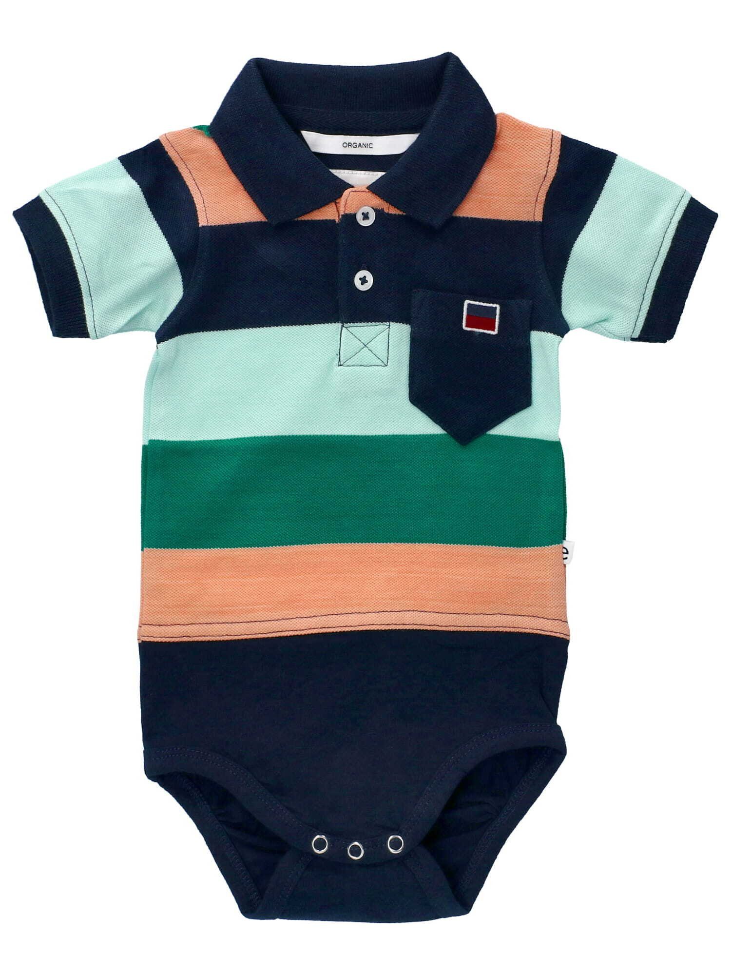 ebbe Block Navy 5% Multi Body (1-tlg) kids Body Elasthan -Baumwolle, 95%