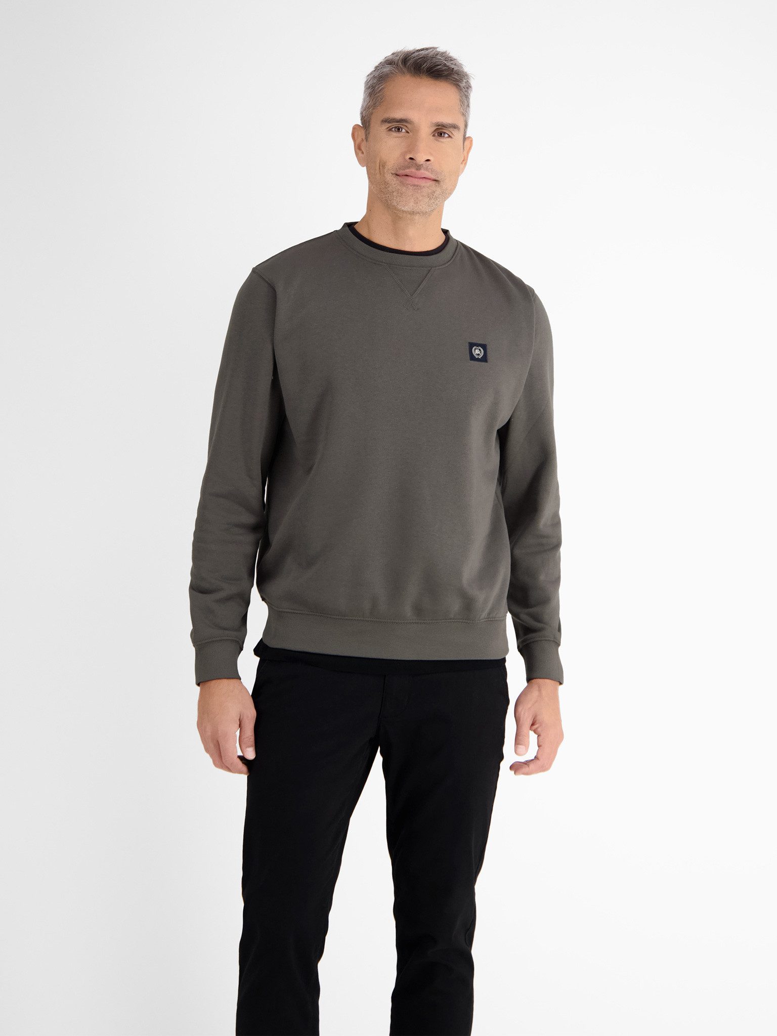 LERROS Sweatshirt mit Logo-Badge
