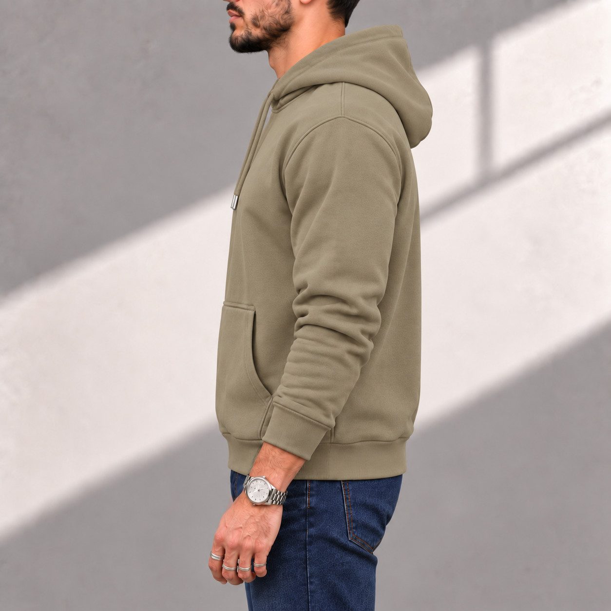 S&S Kapuzensweatshirt Hoodie Herren Kapuzenpullover Moderne Sweatshirt Baumwollmischung (Packung, 1-tlg) Fleece Pullover Hoody – Bild 2 von 5