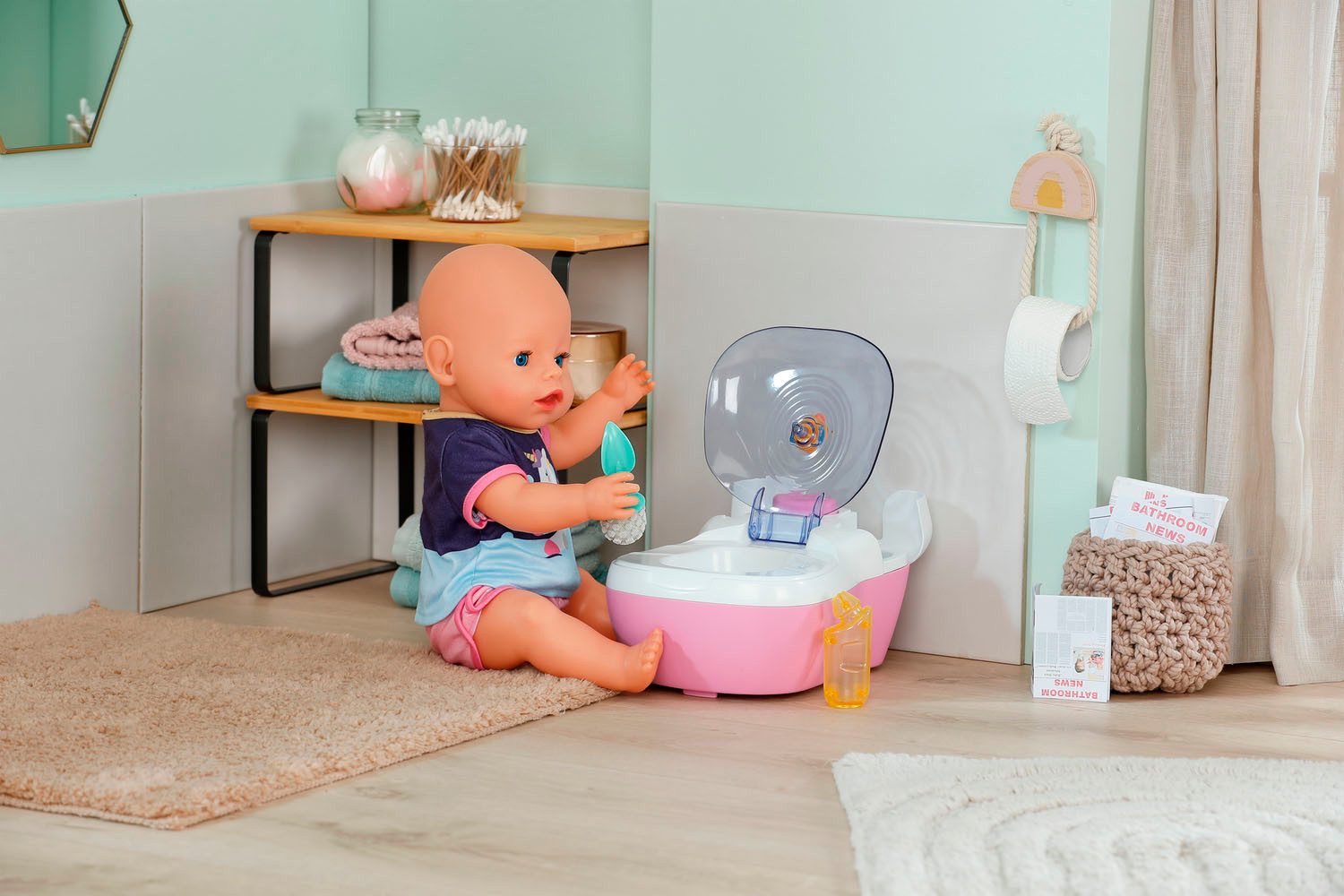 Baby Born Puppen Toilette Toilette, mit Sound – Bild 3 von 4