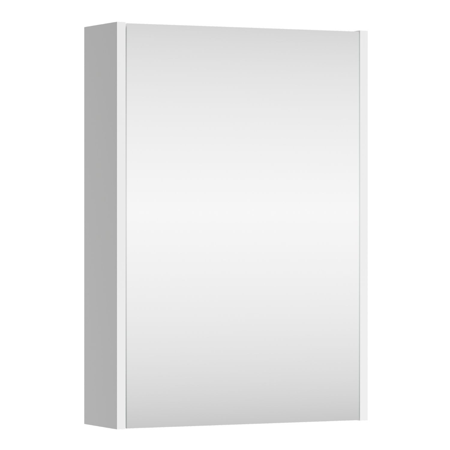 Planetmöbel Badezimmerspiegelschrank Spiegelschrank 50cm (Weiß) günstig online kaufen