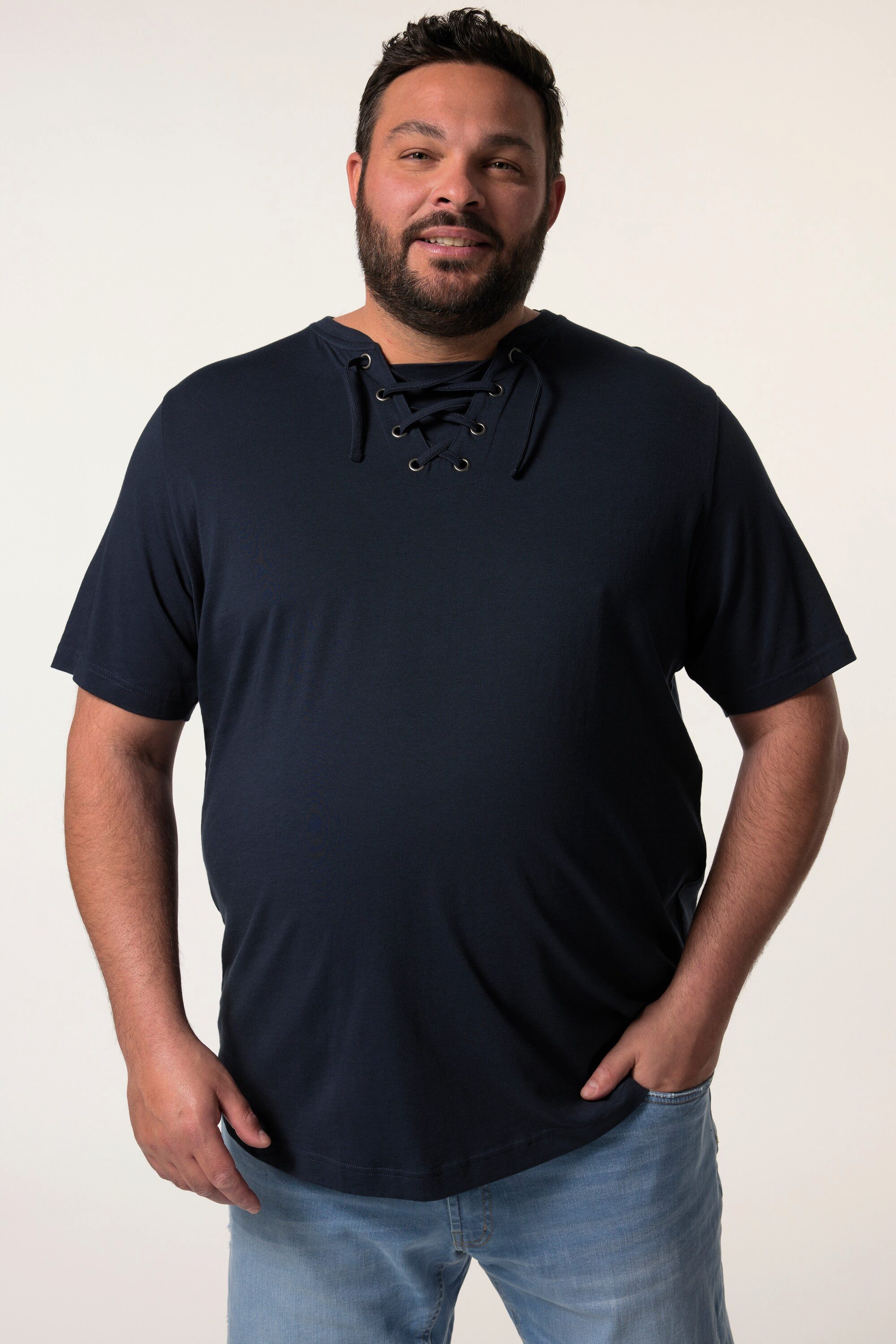 Men Plus T-Shirt Men+ T-Shirt Halbarm günstig online kaufen