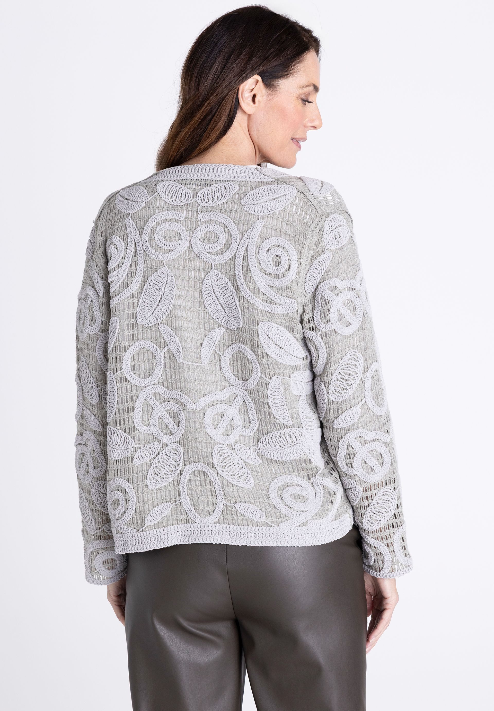 FRANK WALDER Cardigan mit Knopfleiste