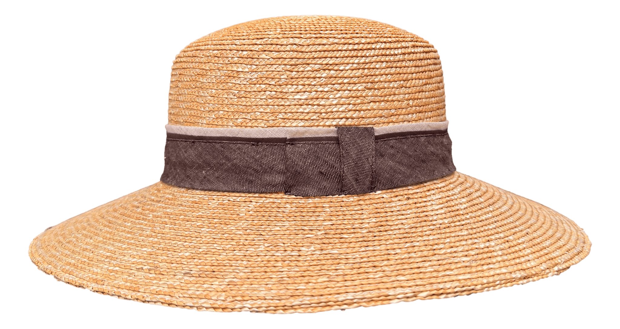 faustmann GERMANY Strohhut Bortenstrohhut Rosalie braun