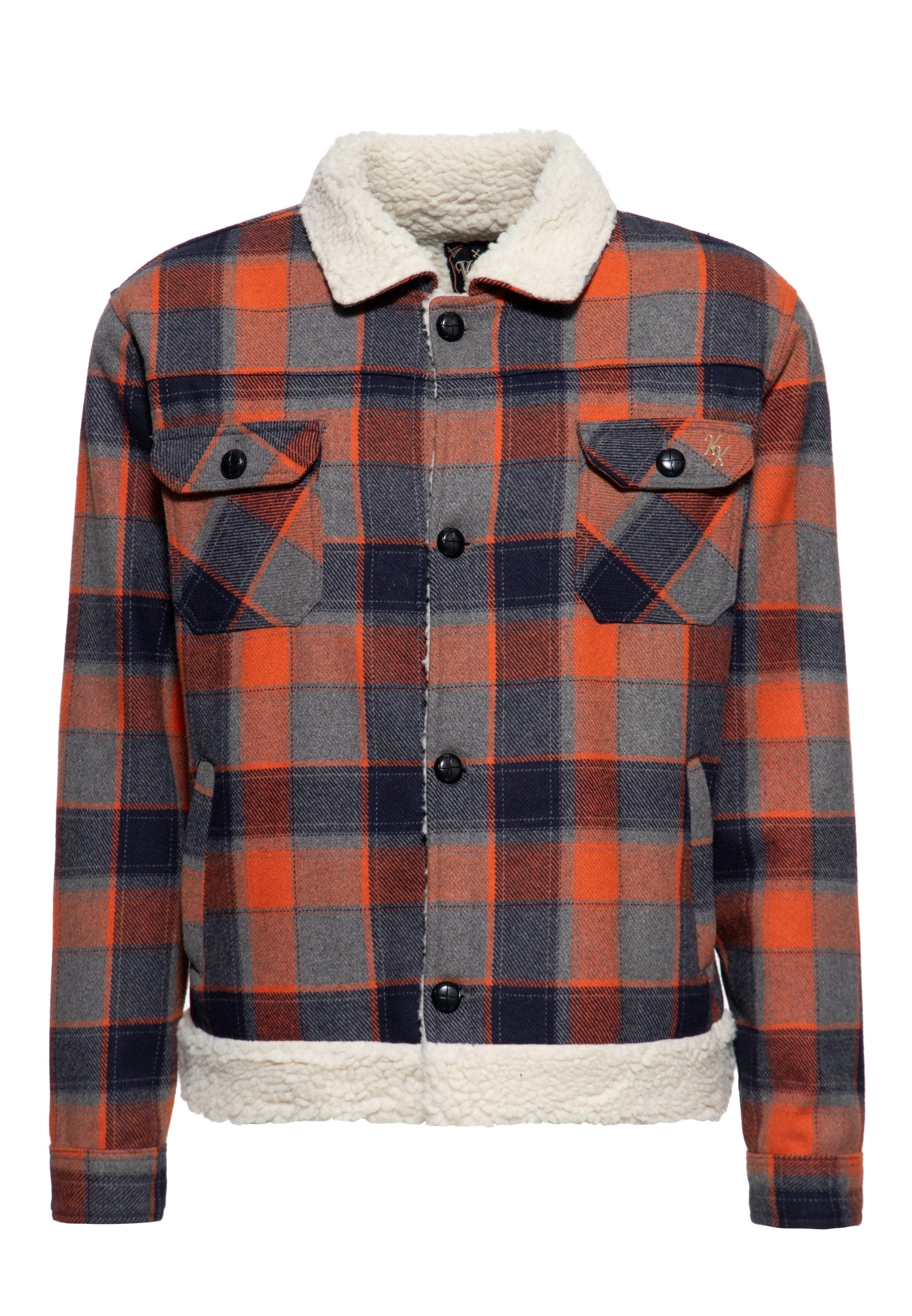 KingKerosin Winterjacke (1-St) mit Teddyfutter