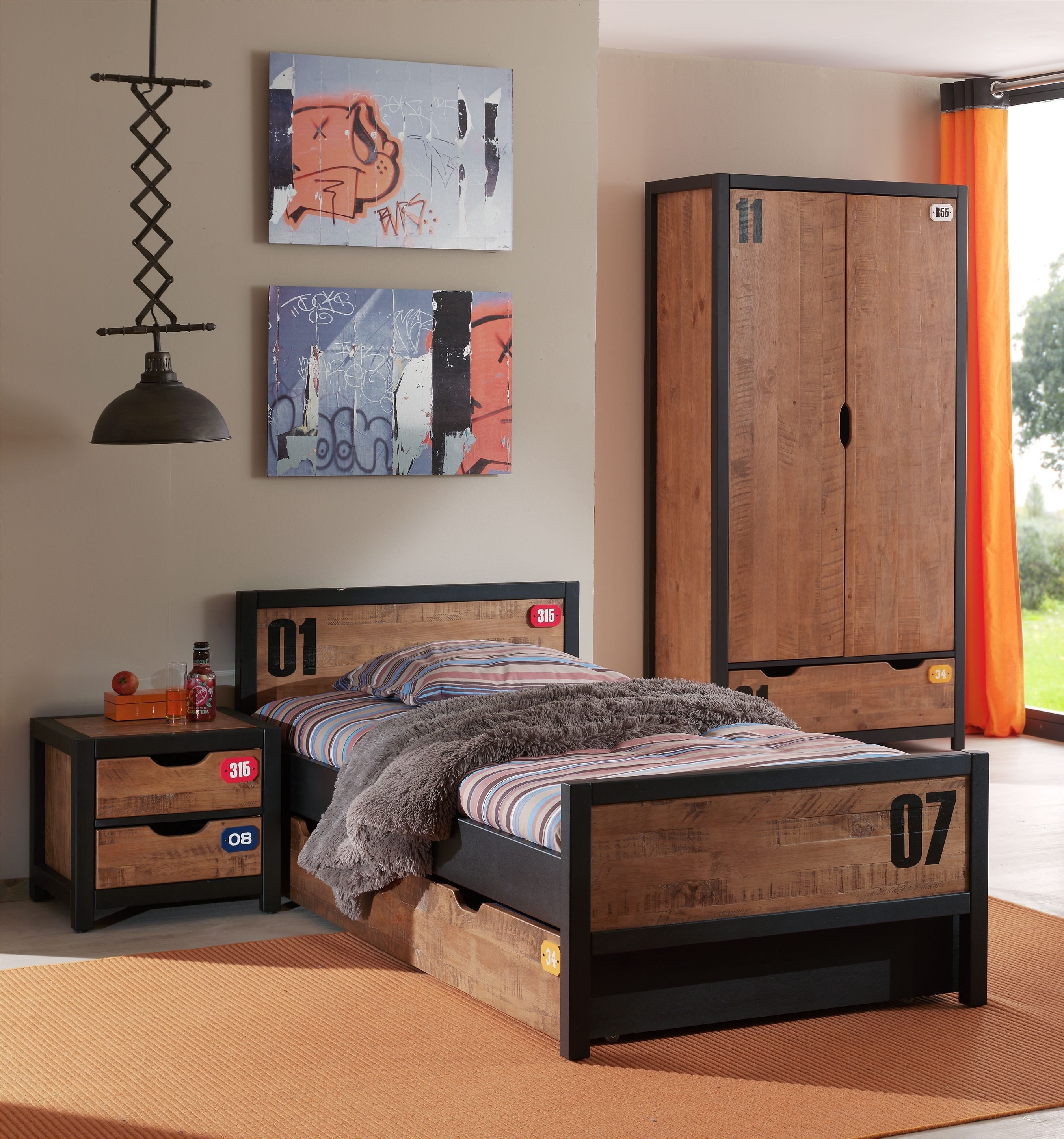 Faizee Möbel Jugendzimmer-Set Alex Jugendzimmer Set