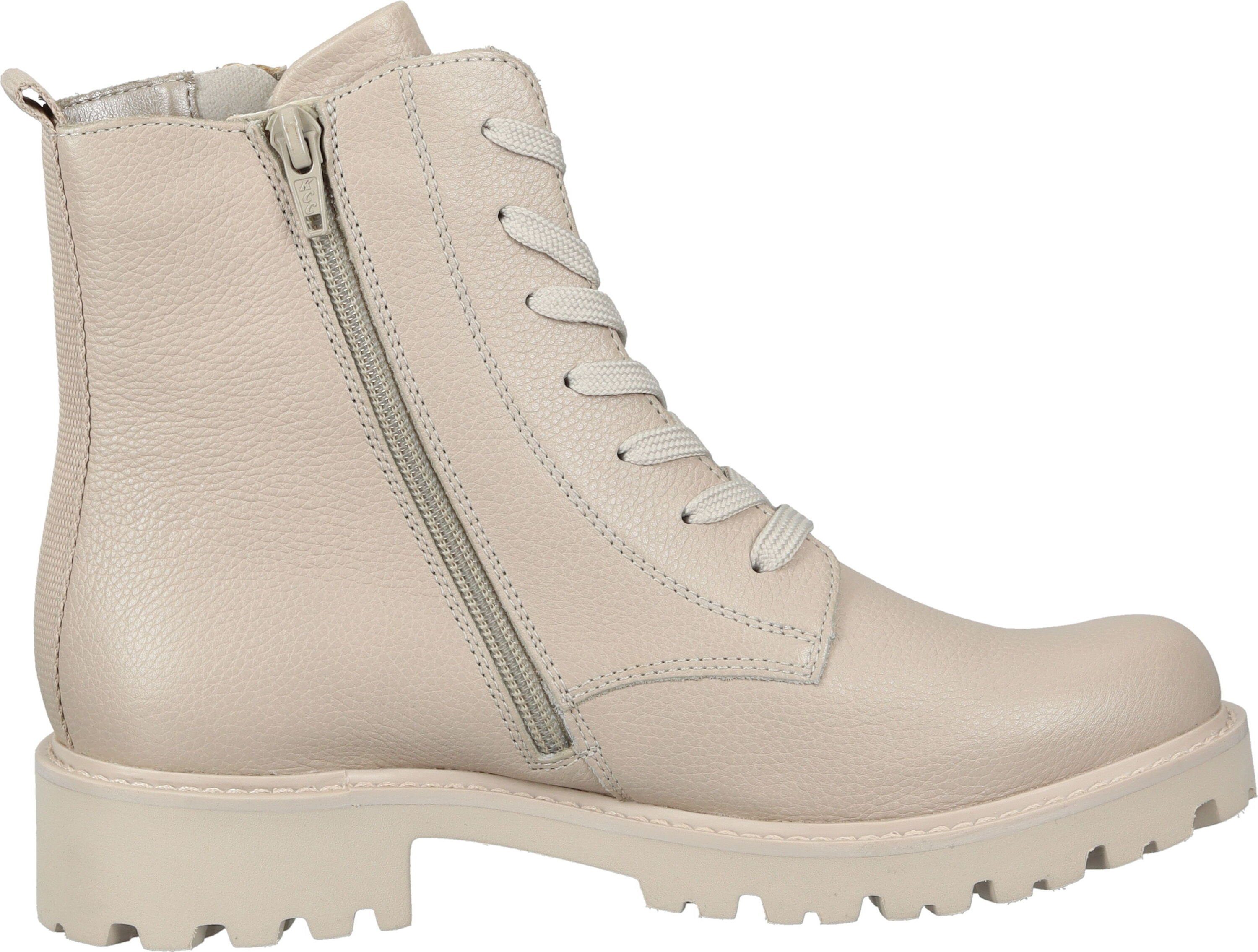 Remonte Stiefeletten Stiefelette aus beige echtem (60) Leder