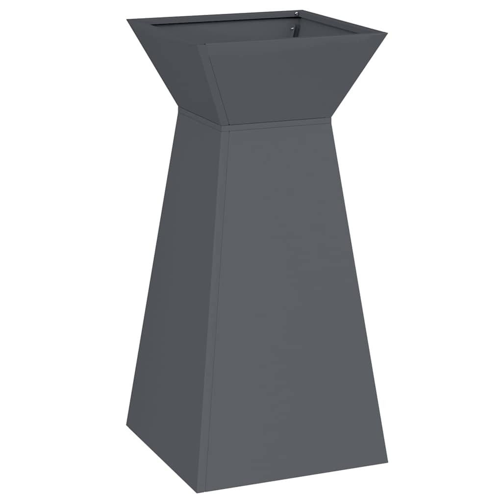 vidaXL Blumentopf Säulen Pflanzer Anthrazit 35 günstig online kaufen