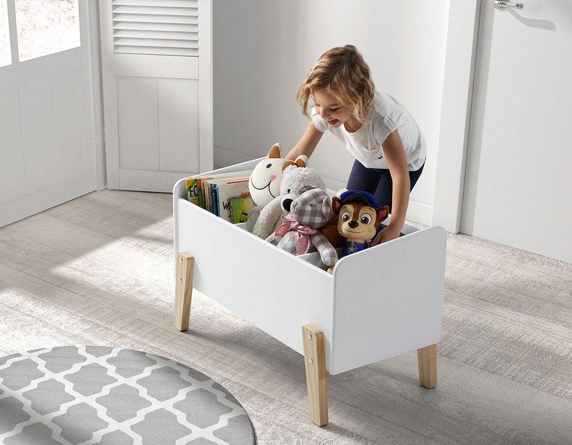 Vipack Spielzeugtruhe Kiddy (Made in Europe), MDF-Oberfläche