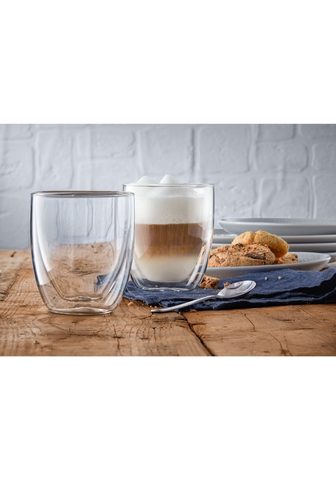 WMF Gläser-Set »Kult Coffee« Glas Doppelwa...