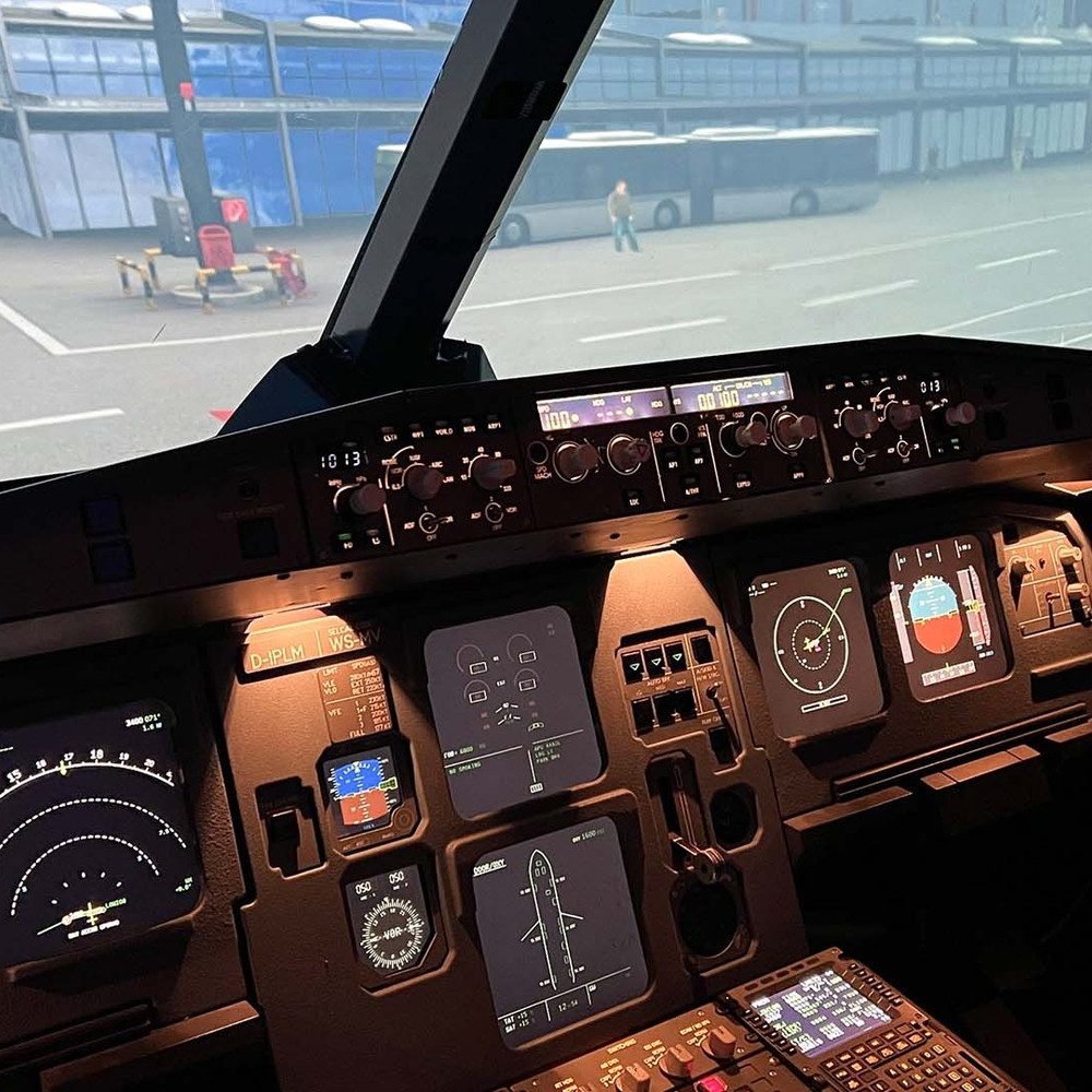 Jochen Schweizer Erlebnisgutschein Flugsimulator Airbus A320 Sundern (60 Min), Airbus-Abenteuer über dem Sauerland