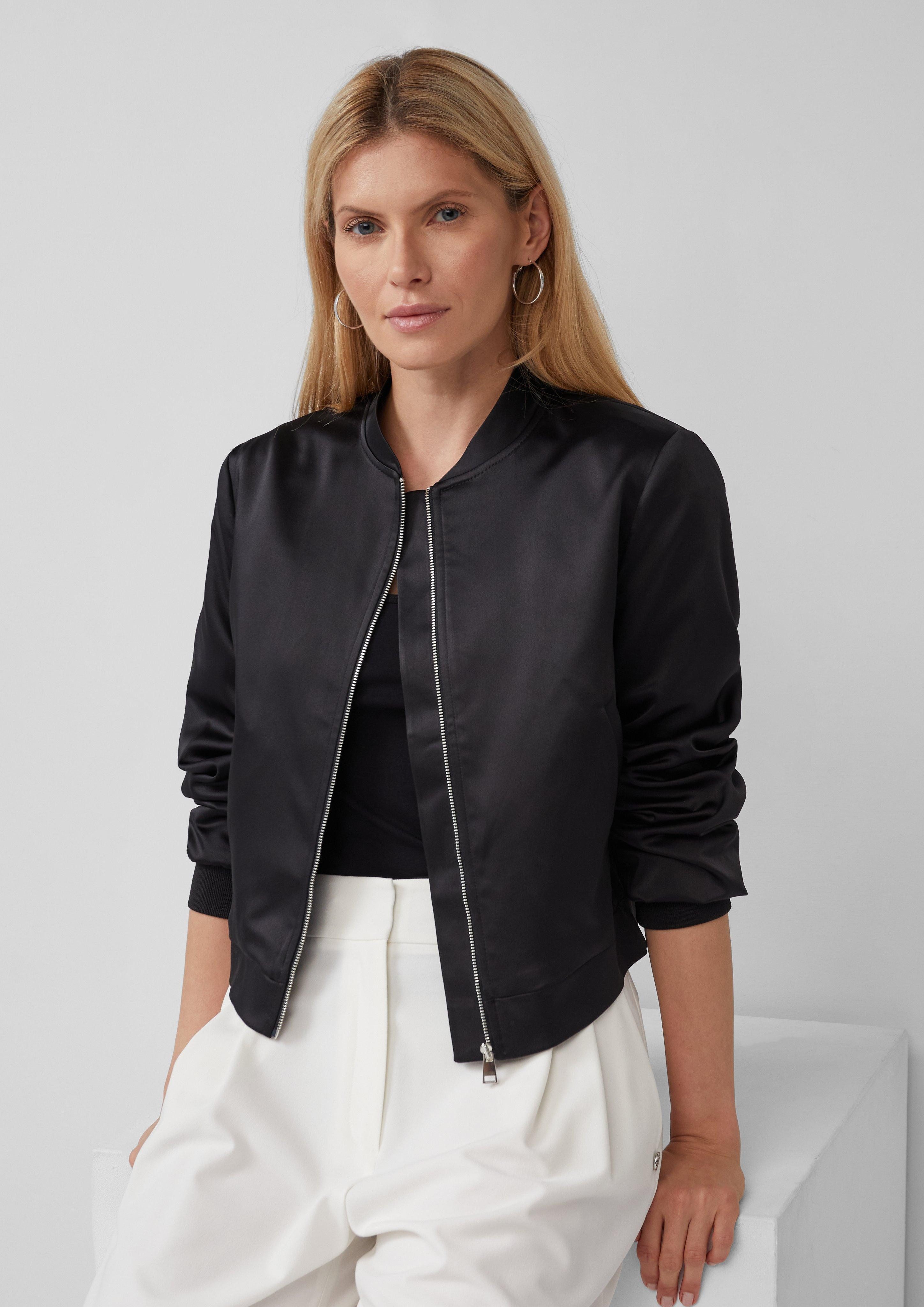 Funktionsjacke Blouson aus Satin