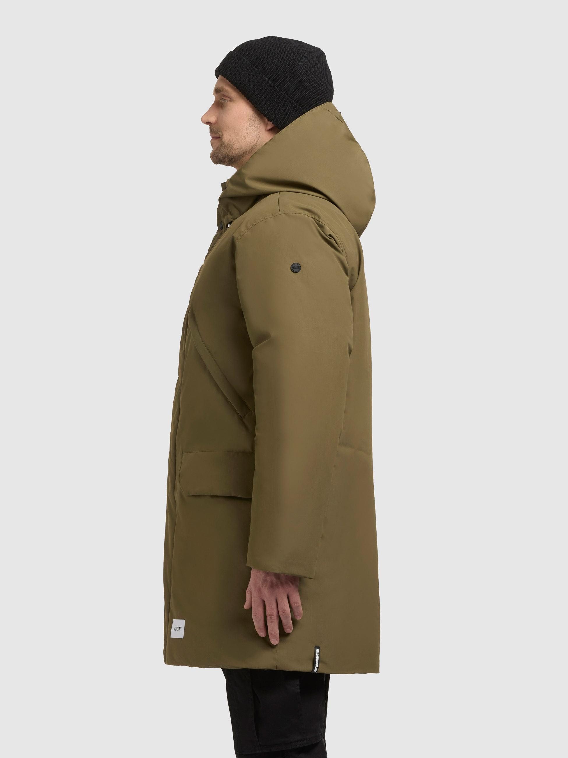 khujo Wintermantel Figaro Winterparka mit gefütterter Kapuze