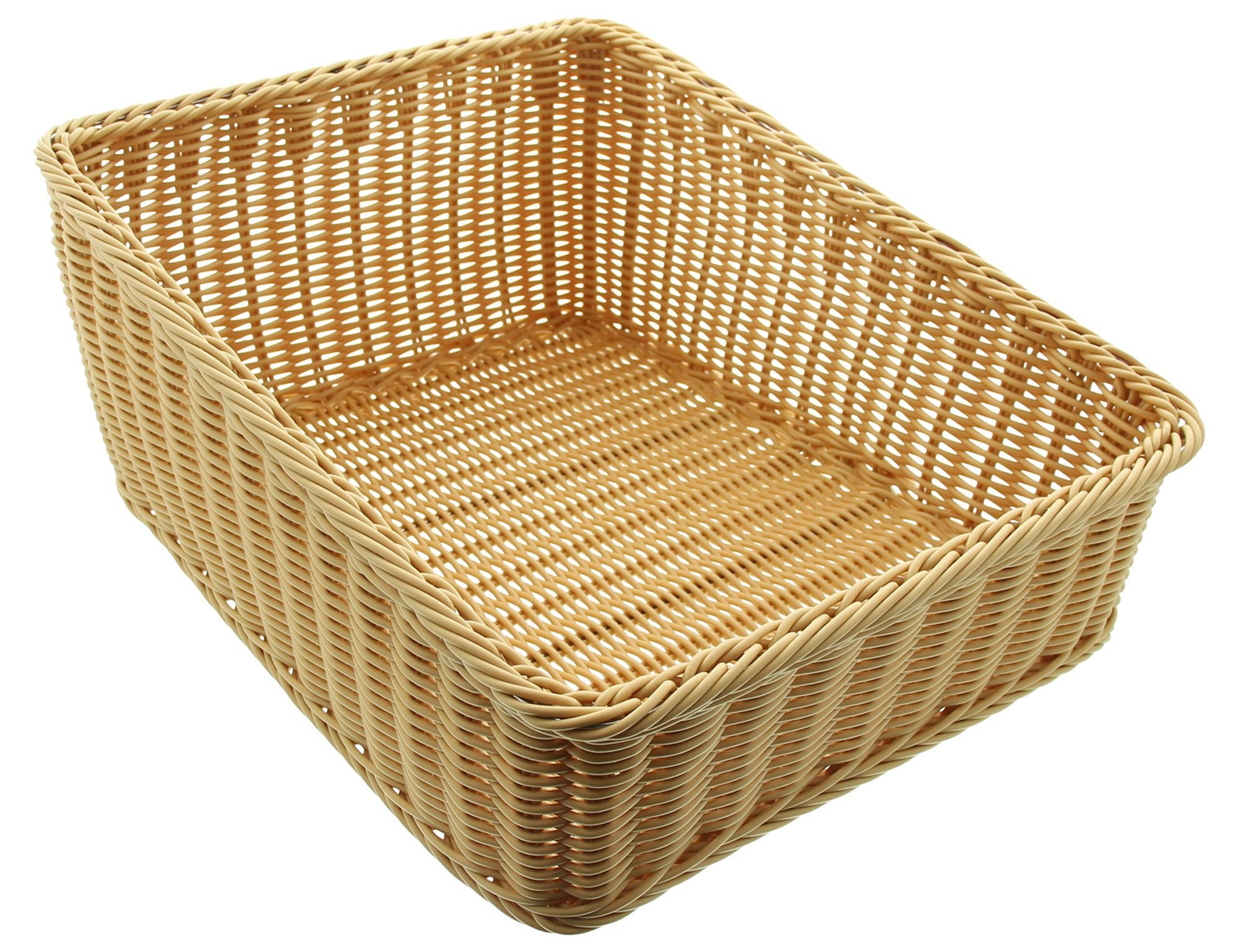 Dekoleidenschaft Regalkorb Auslagekorb aus Polyrattan, Schrankkorb, günstig online kaufen