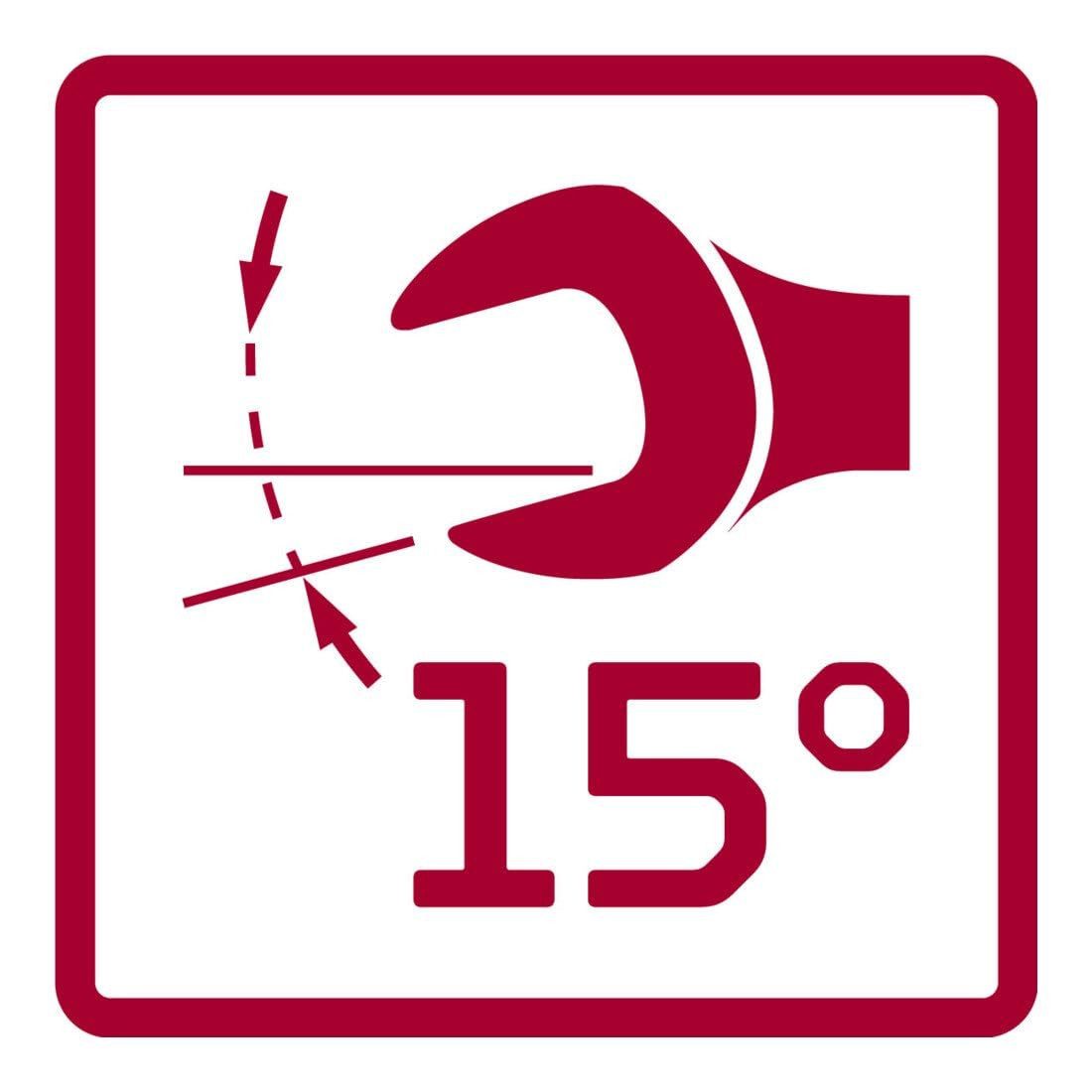 Gedore Red Innensechskantschlüssel Gedore red Doppelmaulschlüssel, SW 14+15 mm, metrisch, Schraubenschlüs