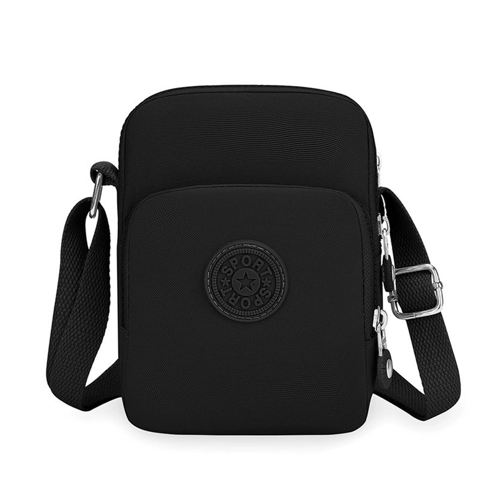 Agger Umhängetasche kleine Crossbody-Tasche für Damen, Reise-Umhängetasche,wasserdicht, Verstellbar Schultergurt,mit breitem Schultergurt und 3 Fächern