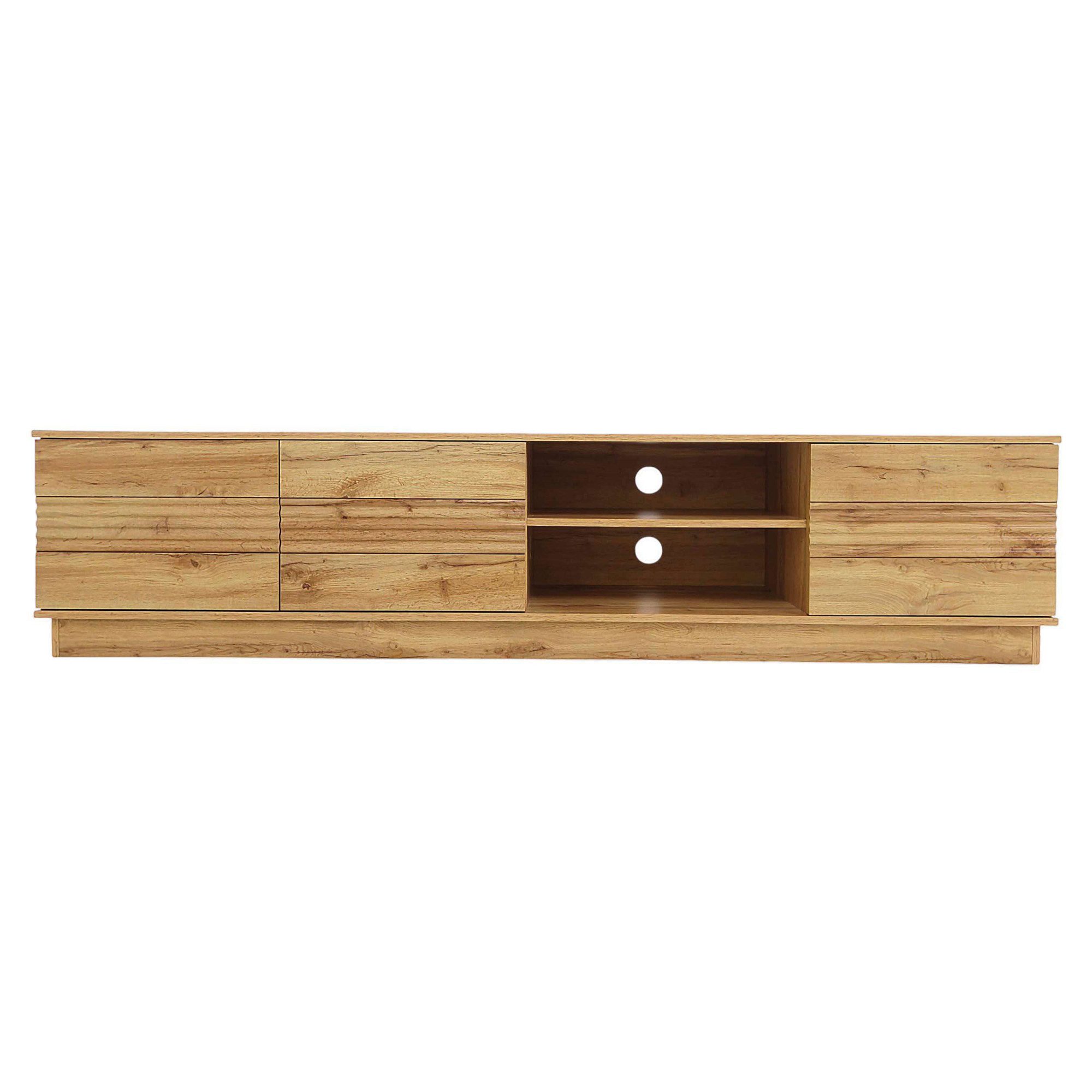 OTTO home Lowboard Angers, Lowboard mit Push-to-open und Kabeldurchführung, Breite 200 cm