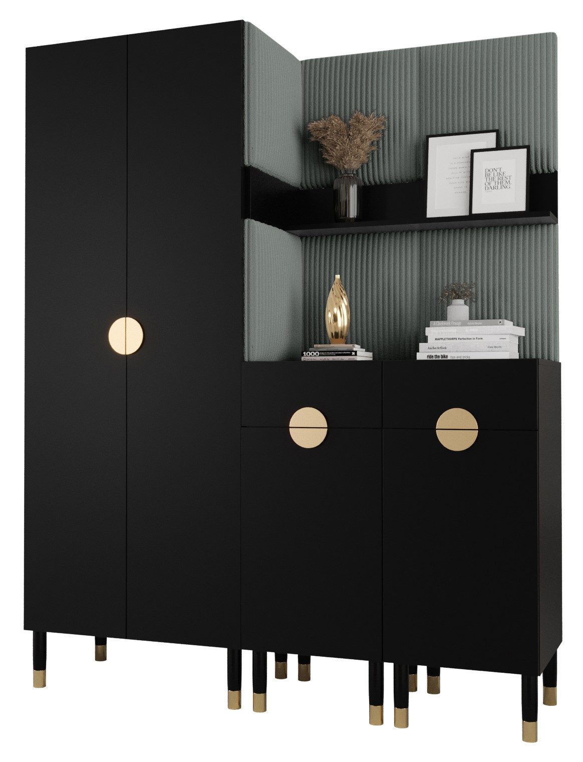 ABIKS MÖBEL Kompaktgarderobe PALERMO Set 7 günstig online kaufen