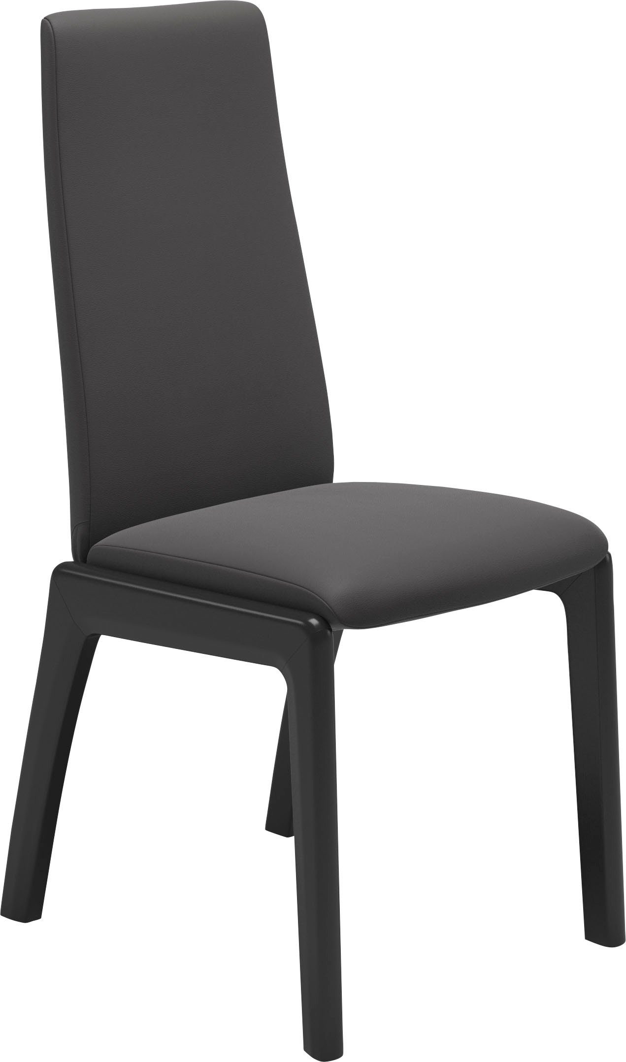 High abgerundeten Polsterstuhl Back, M, Stressless® Beinen Größe Laurel, mit Schwarz in