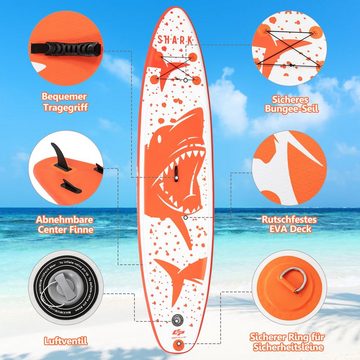 COSTWAY SUP-Board Stand Up Paddling Board, mit Paddel & Pumpe