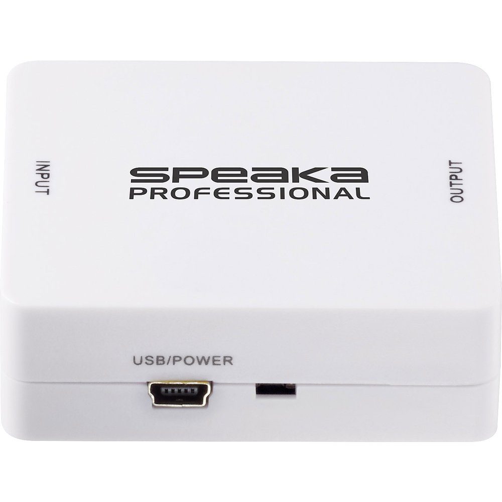 SpeaKa Professional SpeaKa Professional Audio Extraktor [HDMI - HDMI, Klinke, Cinch] 1920 Audio-Adapter