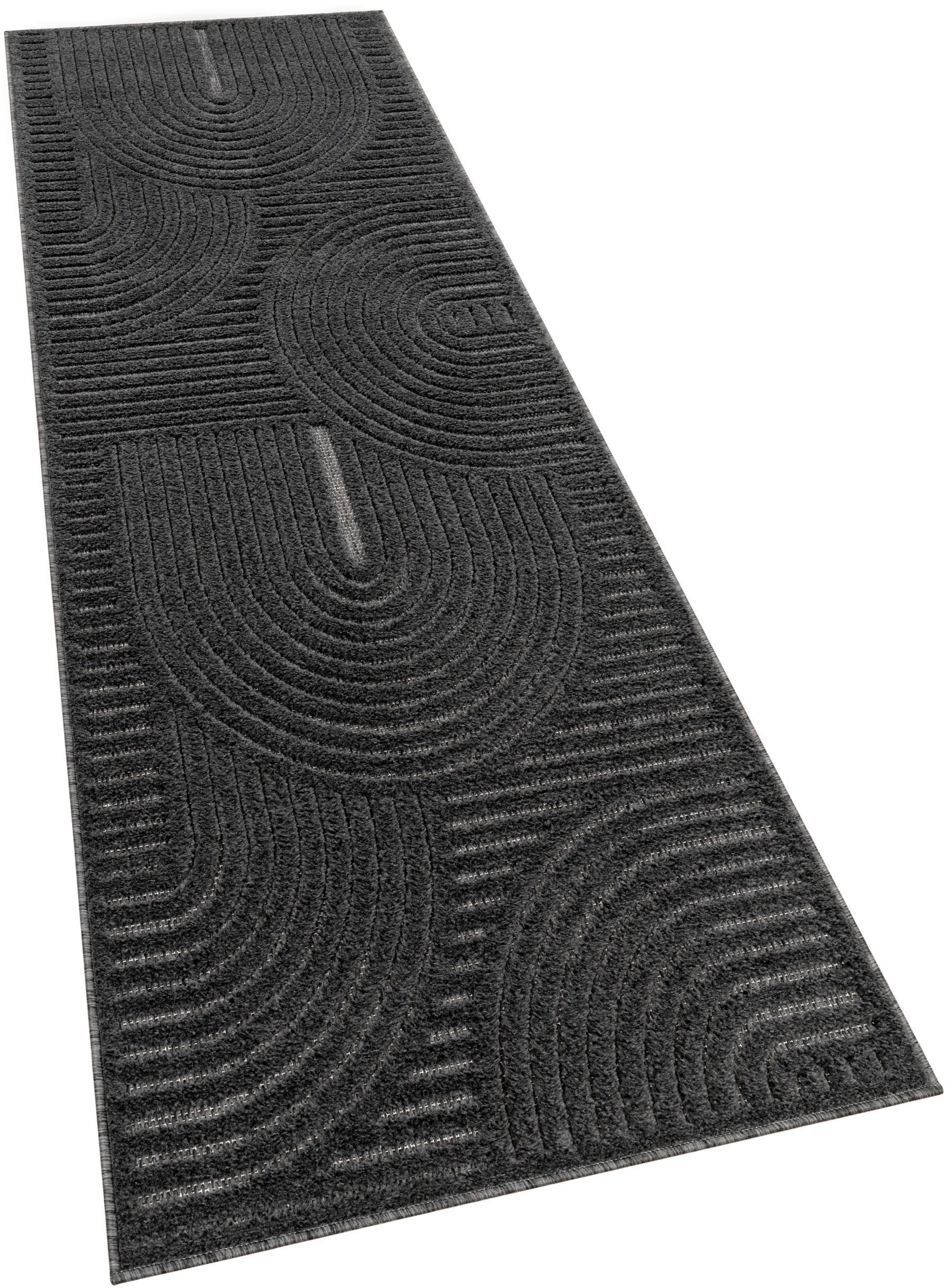 Paco Home Teppich »Livorno 674«, rechteckig, 14 mm Höhe, Uni Farben, modern günstig online kaufen