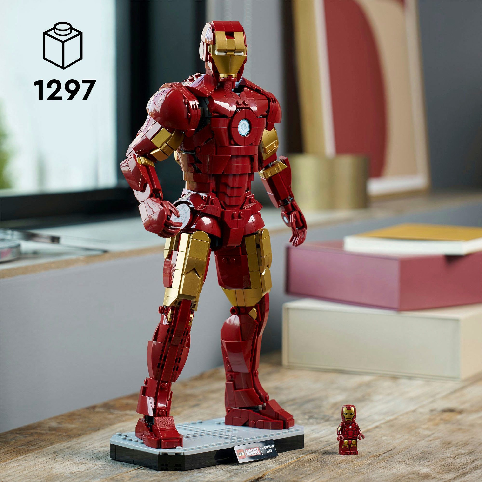 LEGO® Iron Man Mark 3 Sammleredition (76344), LEGO Super Heroes Konstruktionsspielsteine, (1297 St), Made in Europe