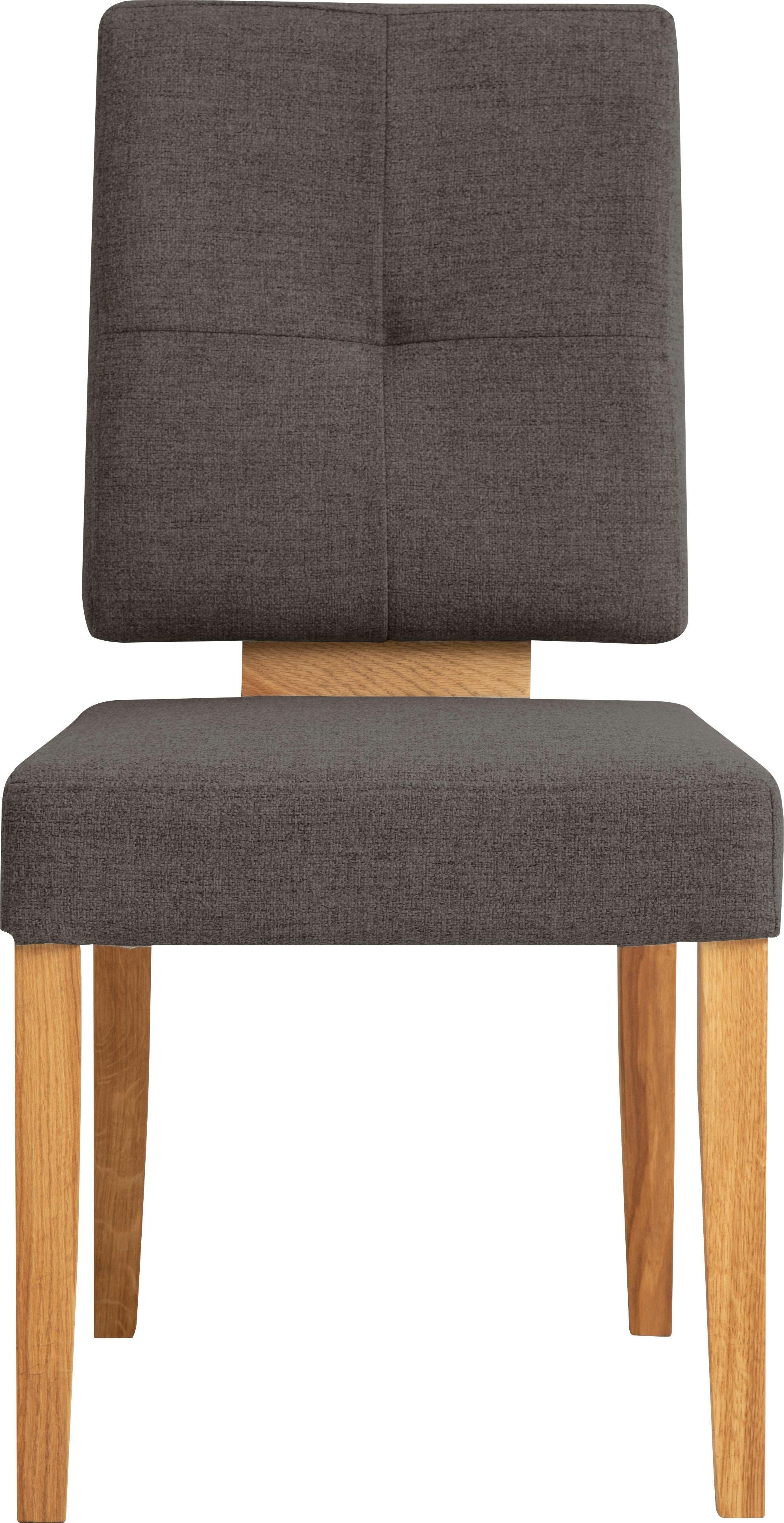 OTTO home Esszimmerstuhl Ponza Polsterstuhl (Set, 2 St), Gestell Eiche massiv geölt, Esszimmer Bestseller – Bild 3 von 5