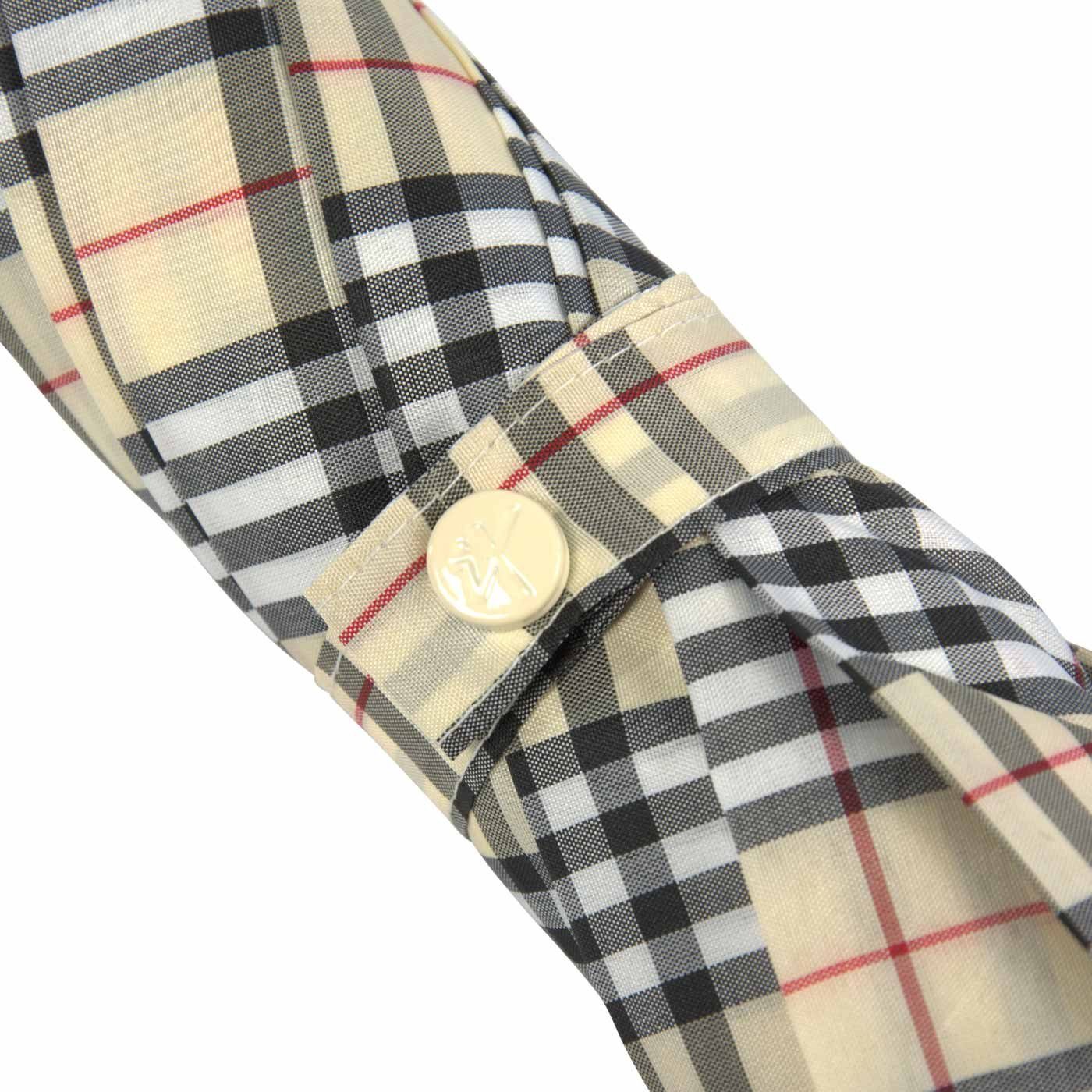 iX-brella Stockregenschirm Stützschirm mit Holzgriff - höhenverstellbar, sehr stabil, im klassischen Design