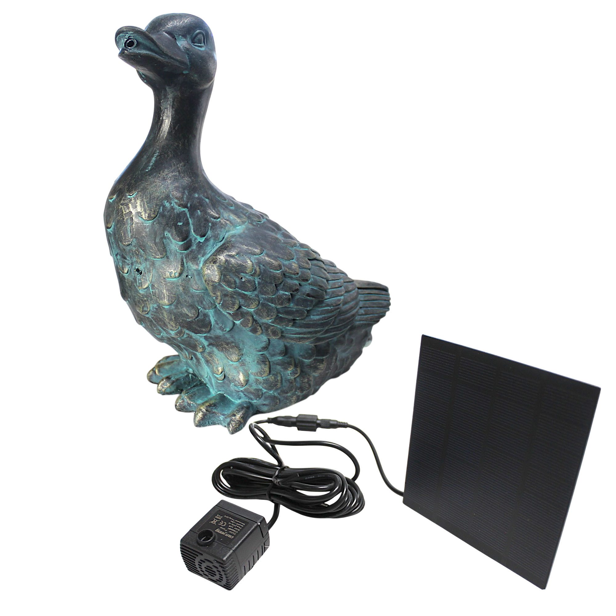 Arnusa Wasserspeier Solar Brunnen Ente 29,5 günstig online kaufen