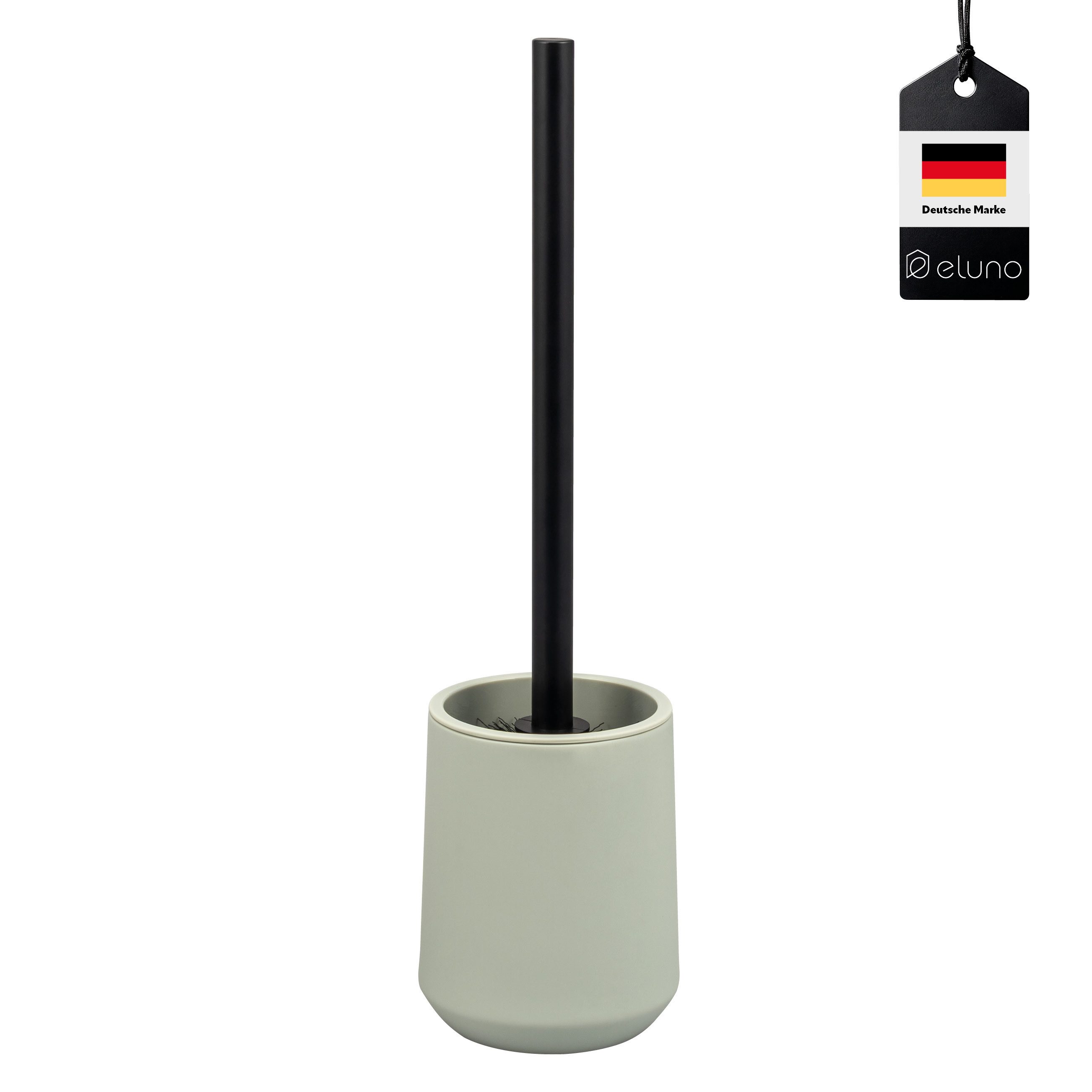 eluno WC-Garnitur WC-Bürste inkl. 1x Ersatzbürstenkopf, Kunststoff, (1-tlg) günstig online kaufen