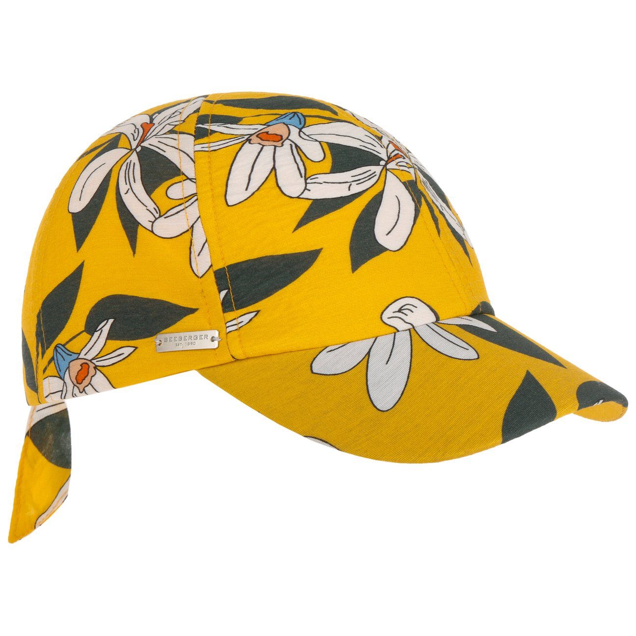 Sommercap Cap (1-St) Schirm mit gelb Baseball Seeberger