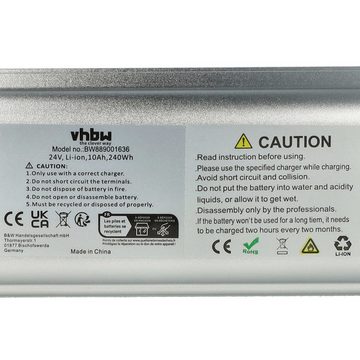 vhbw kompatibel mit Tchibo E-Bike Akku Li-Ion 10000 mAh (24 V)