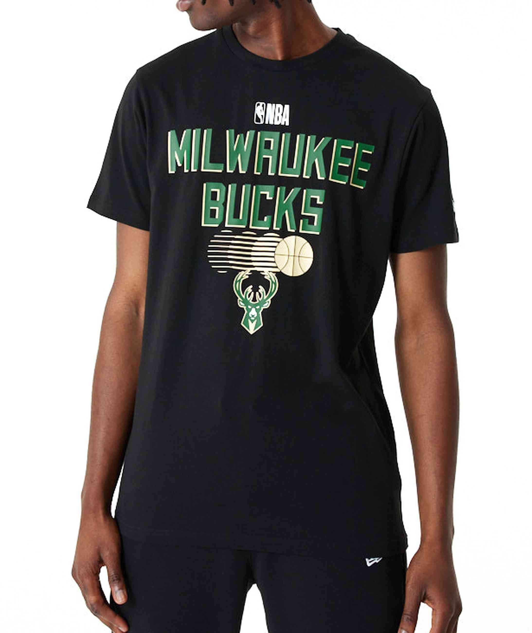 New Era T-Shirt NBA Team Graphic Bucks Milwaukee