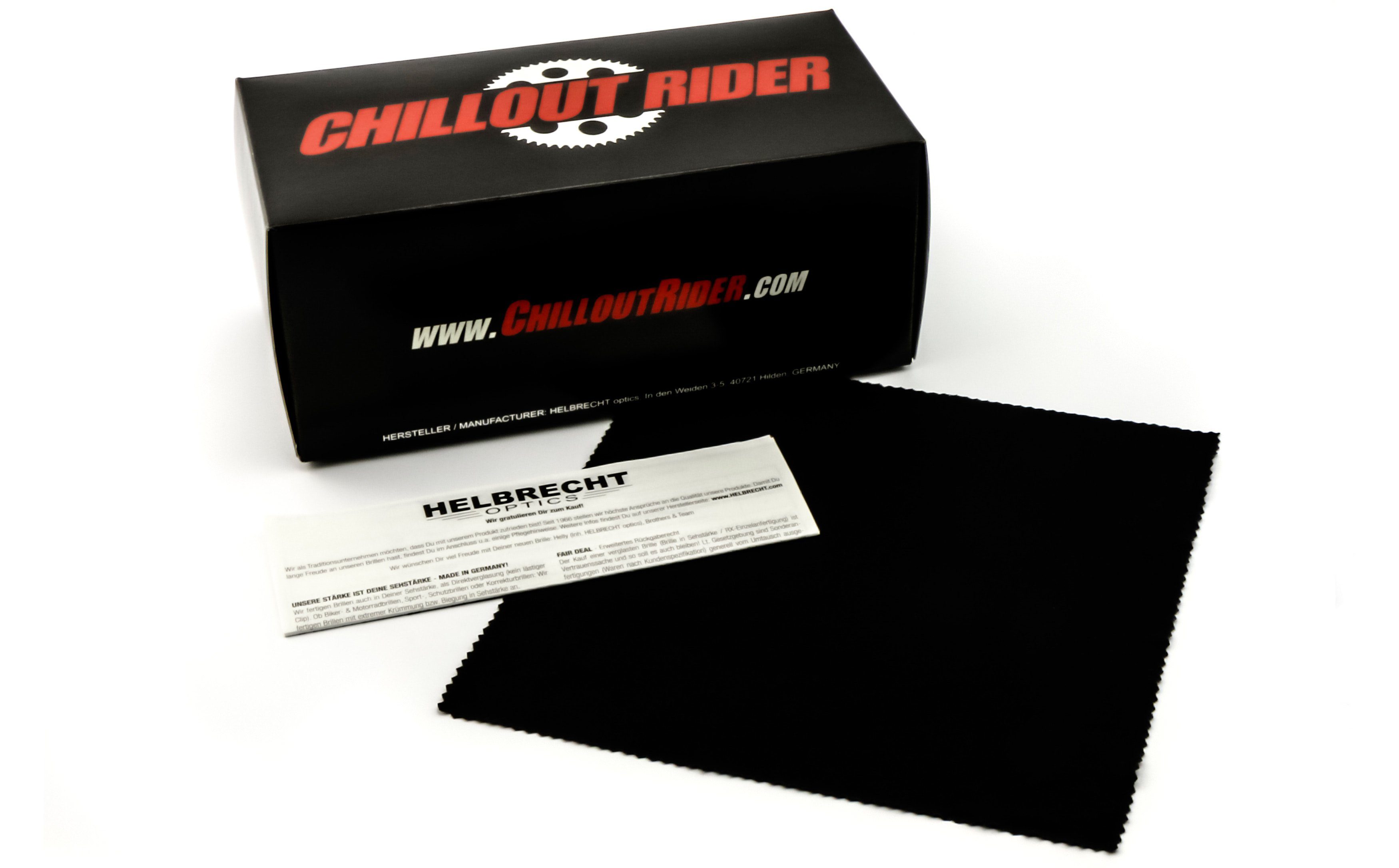Chillout Rider Motorradbrille rb-2, Motorradbrille Kunststoff-Sicherheitsglas mit