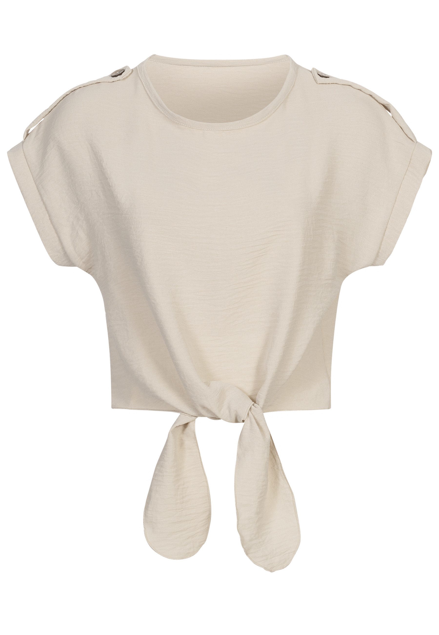 Muskelshirt CLOUD 5IVE Musselin Top with knot detail