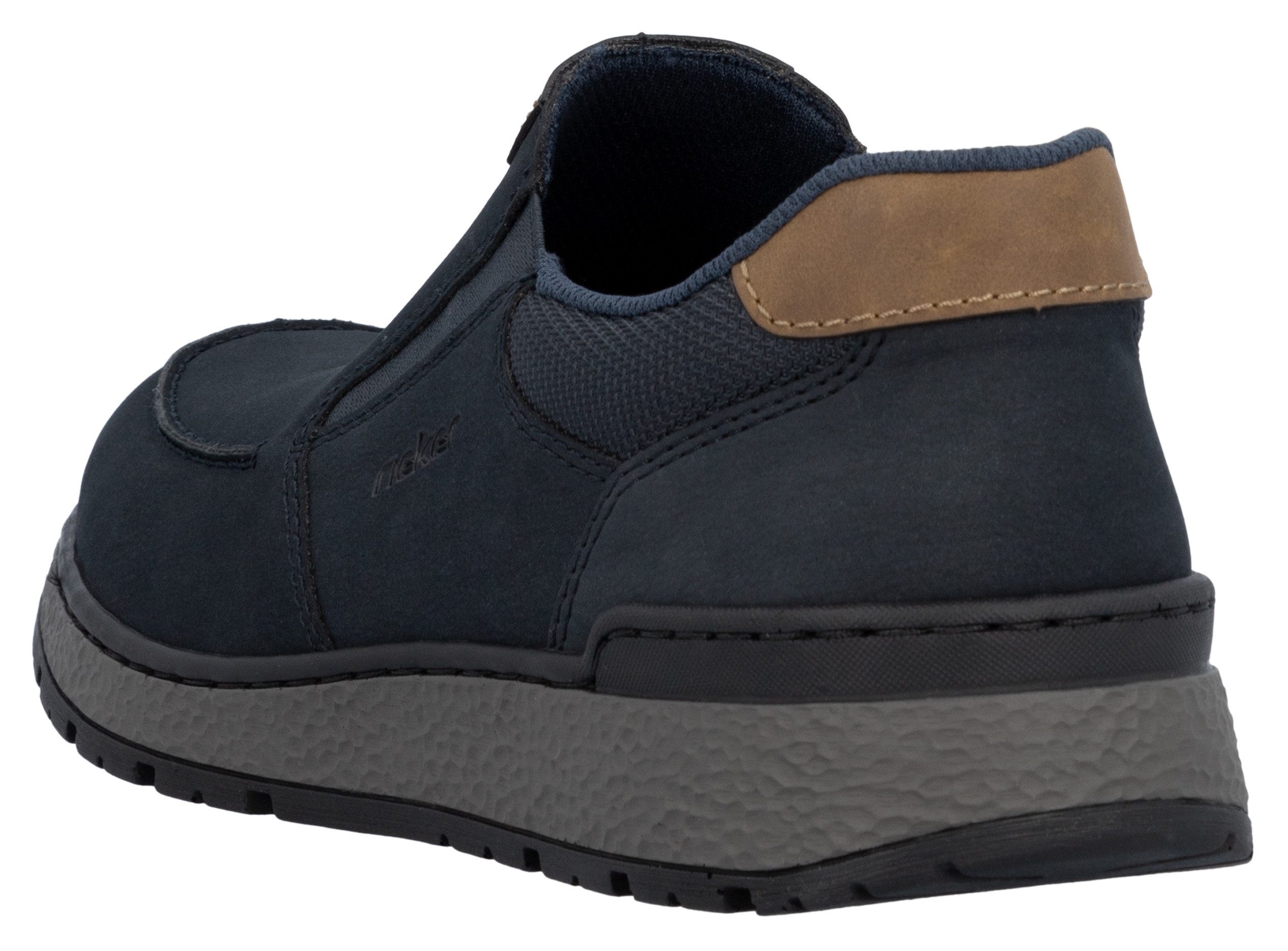 Rieker Slipper mit kontrastfarbenen Besätzen, bequeme günstig online kaufen