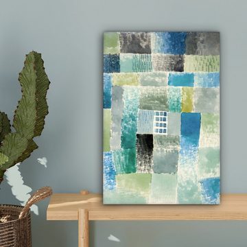 OneMillionCanvasses® Gemälde Paul Klee - Kunst - Alte Meister - Blau, (1 St), Leinwandbild fertig bespannt inkl. Zackenaufhänger, Gemälde, 20x30 cm