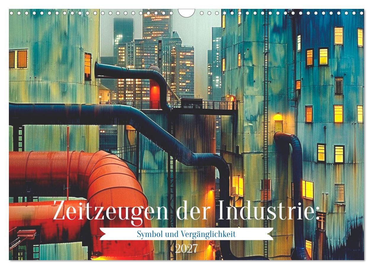 CALVENDO Wandkalender Zeitzeugen der Industrie: Symbol und Vergänglichkeit (Wandkalender 202